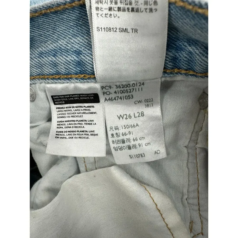 Levi’s 501 ORIGINAL CROPPED WOMEN'S JEANS - Picture 13 of 13